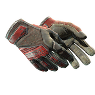 ★ Specialist Gloves | Crimson Web (Battle-Scarred)