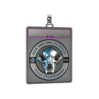 Sticker Slab | ESL Skull (Foil) | Katowice 2014