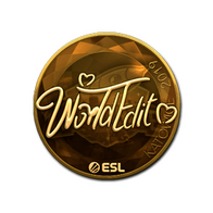 Sticker | WorldEdit (Gold) | Katowice 2019