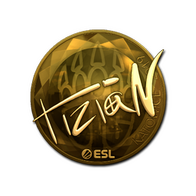 Sticker | tiziaN (Gold) | Katowice 2019