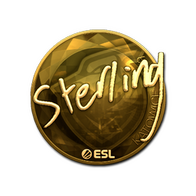 Sticker | sterling (Gold) | Katowice 2019