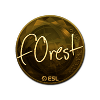 Sticker | f0rest (Gold) | Katowice 2019