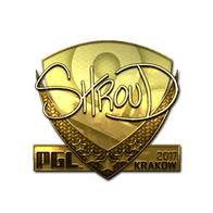 Sticker | shroud (Gold) | Krakow 2017