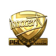 Sticker | innocent (Gold) | Krakow 2017