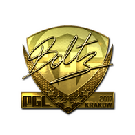 Sticker | boltz (Gold) | Krakow 2017