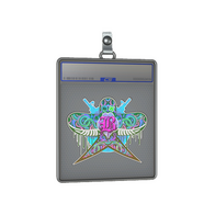 Sticker Slab | Blue Swallow