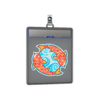 Sticker Slab | Twin Koi