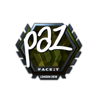 Sticker | paz (Foil) | London 2018