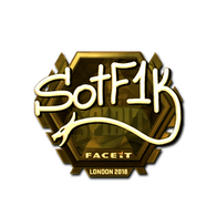 Sticker | S0tF1k (Gold) | London 2018
