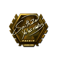 Sticker | SmithZz (Gold) | London 2018