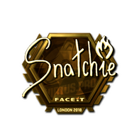 Sticker | snatchie (Gold) | London 2018
