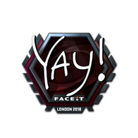 Sticker | yay (Foil) | London 2018