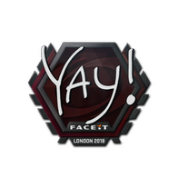 Sticker | yay | London 2018