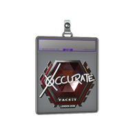Sticker Slab | xccurate (Foil) | London 2018