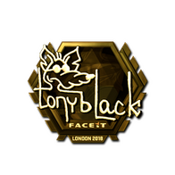 Sticker | tonyblack (Gold) | London 2018