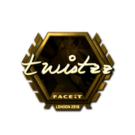 Sticker | Twistzz (Gold) | London 2018