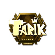 Sticker | tarik (Gold) | London 2018