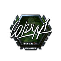 Sticker | COLDYY1 (Foil) | London 2018
