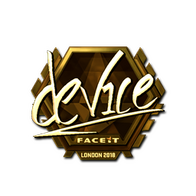 Sticker | device (Gold) | London 2018
