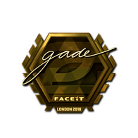 Sticker | gade (Gold) | London 2018