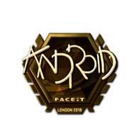 Sticker | ANDROID (Gold) | London 2018