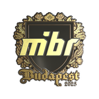 Sticker | MIBR (Gold) | Budapest 2025