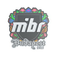 Sticker | MIBR (Embroidered) | Budapest 2025
