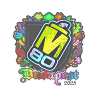 Sticker | M80 (Holo) | Budapest 2025