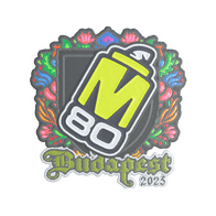 Sticker | M80 (Embroidered) | Budapest 2025