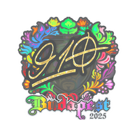 Sticker | 910 (Holo) | Budapest 2025