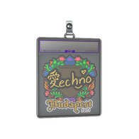 Sticker Slab | Techno4K (Embroidered) | Budapest 2025