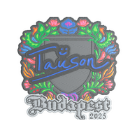 Sticker | Tauson (Embroidered) | Budapest 2025