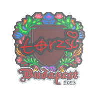Sticker | torzsi (Embroidered) | Budapest 2025