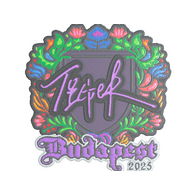 Sticker | Tiger (Embroidered) | Budapest 2025