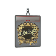 Sticker Slab | w0nderful (Gold) | Budapest 2025