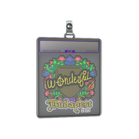 Sticker Slab | w0nderful (Embroidered) | Budapest 2025