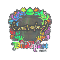 Sticker | westmelon (Holo) | Budapest 2025