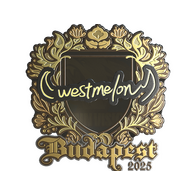 Sticker | westmelon (Gold) | Budapest 2025