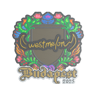 Sticker | westmelon (Embroidered) | Budapest 2025