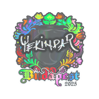 Sticker | YEKINDAR (Holo) | Budapest 2025