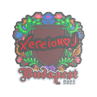 Sticker | xertioN (Embroidered) | Budapest 2025