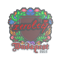 Sticker | xerolte (Embroidered) | Budapest 2025