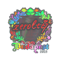Sticker | xerolte (Holo) | Budapest 2025