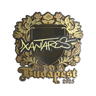 Sticker | XANTARES (Gold) | Budapest 2025