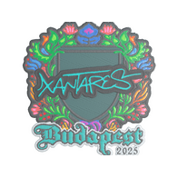 Sticker | XANTARES (Embroidered) | Budapest 2025