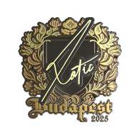 Sticker | XotiC (Gold) | Budapest 2025