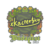 Sticker | xKacpersky | Budapest 2025