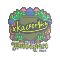 Sticker | xKacpersky (Embroidered) | Budapest 2025