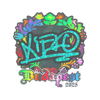 Sticker | xiELO (Holo) | Budapest 2025