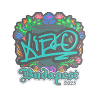 Sticker | xiELO (Embroidered) | Budapest 2025